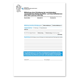 Kündigungsformular